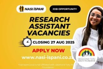 Research Assistant Vacancies at Desmond Tutu Health Foundation