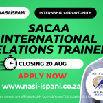 SACAA International Relations Trainee Opportunity