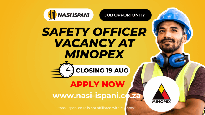 Safety Officer Vacancy at Minopex