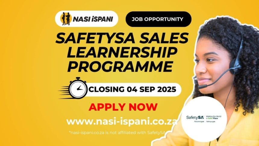 SafetySA Sales Learnership Programme