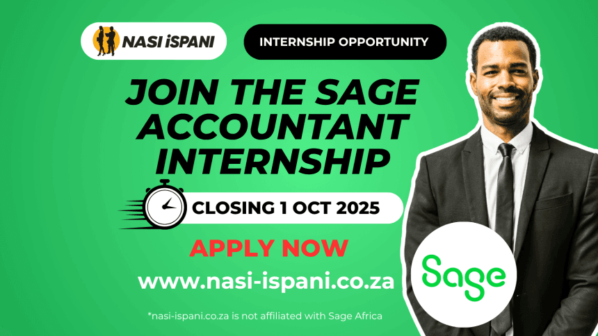 Sage Accountant Internship Opportunity 2025 / 2026