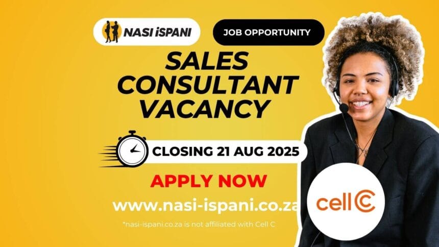 Sales Consultant Vacancy at Cell C