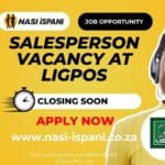 Salesperson Vacancy at Ligpos (Pty) Ltd