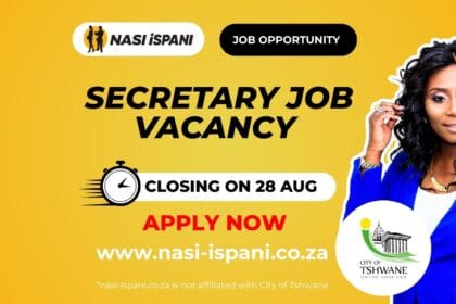 Secretary Job Vacancy at the City of Tshwane
