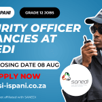 Security Officer Vacancies at SANEDI