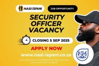 Security Officer Vacancy at Red Cross War Memorial Children’s Hospital