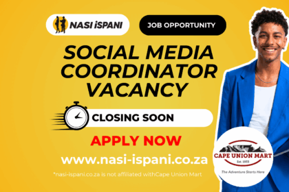 Social Media Coordinator Vacancy at Cape Union Mart Group
