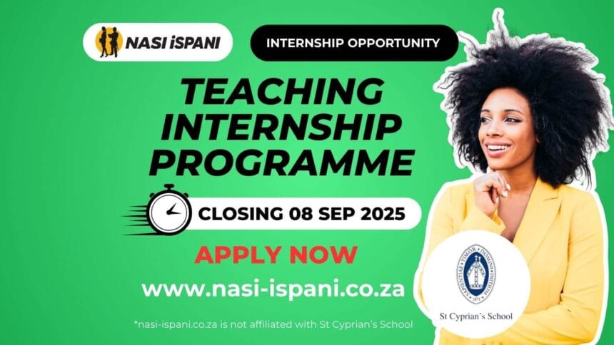 St Cyprian’s School Teaching Internship Programme 2025