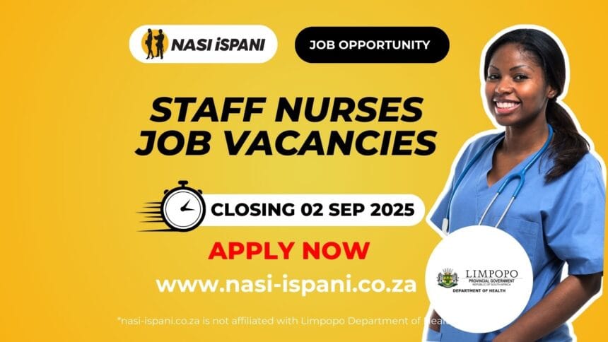 Staff Nurses Job Vacancies at Limpopo Department of Health