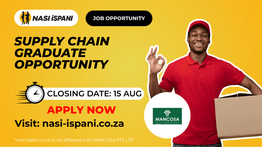 Supply Chain Graduate Opportunity at MANCOSA PTY LTD