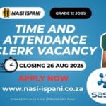 Time and Attendance Clerk Vacancy at Sasol