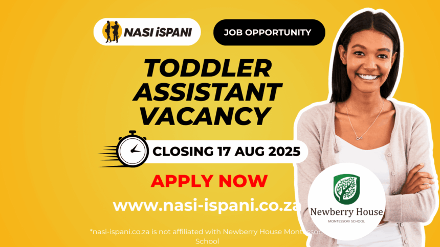 Toddler Assistant Vacancy at Newberry House Montessori School