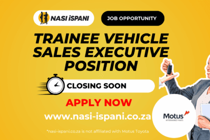 Trainee Vehicle Sales Executive Position at Motus Toyota