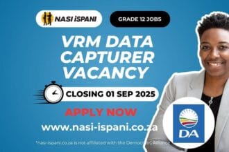 VRM Data Capturer Vacancy at the Democratic Alliance