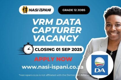 VRM Data Capturer Vacancy at the Democratic Alliance