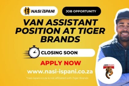 Van Assistant Position at Tiger Brands