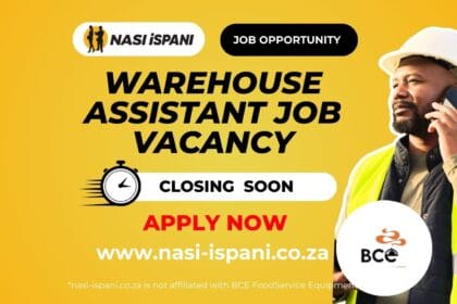 Warehouse Assistant Job Vacancy at BCE FoodService Equipment