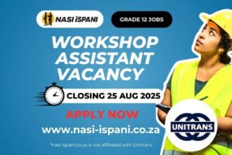 Workshop Assistant Vacancy at Unitrans