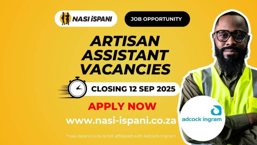 Artisan Assistant Vacancies at Adcock Ingram