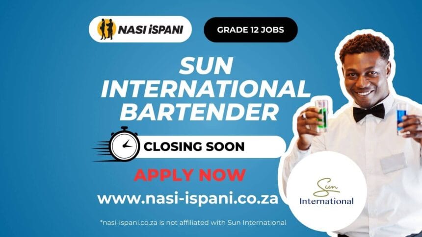 Bartender Jobs at Sun International