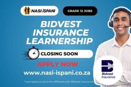 Bidvest Insurance Learnership Programme 2025 / 2026