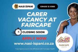 Carer Vacancy at Faircape Health