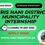 Chris Hani District Municipality Internship Opportunities