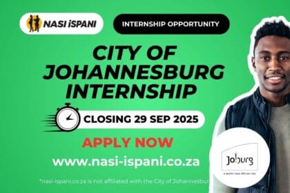 City of Johannesburg Internship Opportunity 2025 / 2026