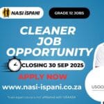 Cleaner Job Opportunity at USAASA – Apply Now