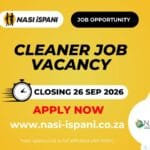 Cleaner Job Vacancy at NAMC