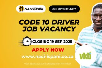 Code 10 Driver Job Vacancy at NTK Retail