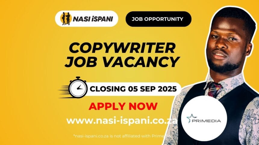 Copywriter Job Vacancy at Primedia