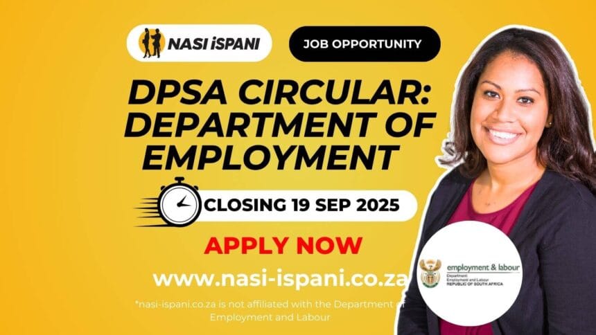 DPSA Circular: Department of Employment and Labour