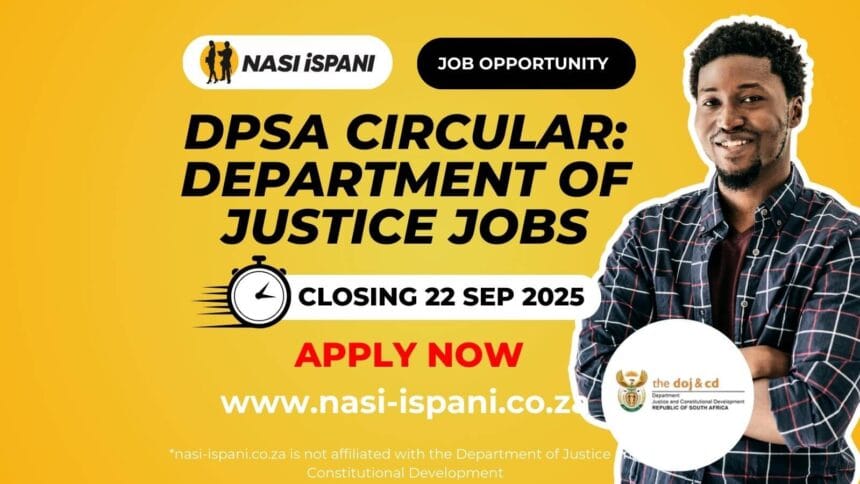 DPSA Circular: Department of Justice and Constitutional Development