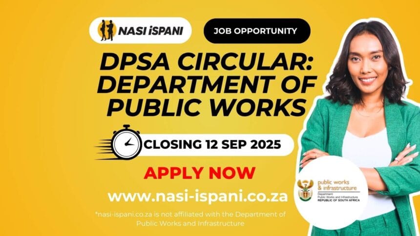 DPSA Circular: Department of Public Works and Infrastructure