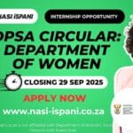 DPSA Circular: Department of Women, Youth and Persons with Disabilities