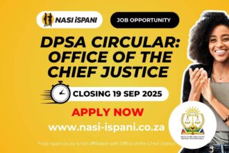 DPSA Circular: Office of the Chief Justice