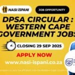 DPSA Circular : Western Cape Government Jobs