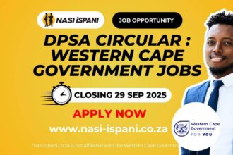 DPSA Circular : Western Cape Government Jobs