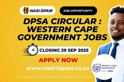 DPSA Circular : Western Cape Government Jobs