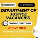 Department of Justice and Constitutional Development Vacancies
