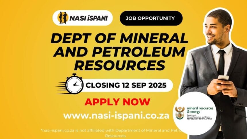 Department of Mineral and Petroleum Resources Vacancies