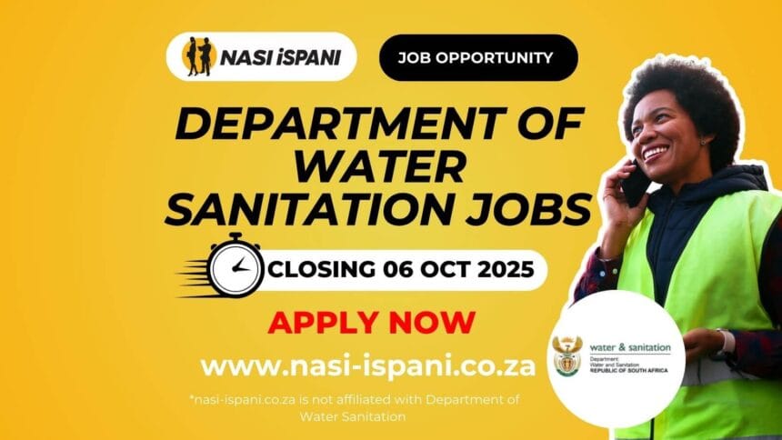 Department of Water Sanitation Vacancies