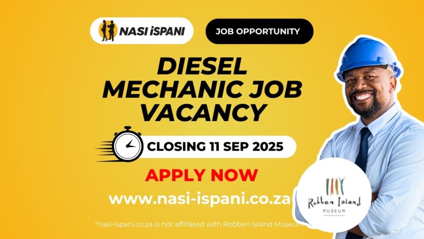 Diesel Mechanic Vacancy at Robben Island Museum