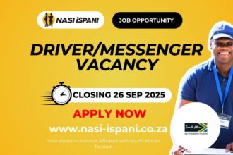 Driver/Messenger Vacancy at South African Tourism