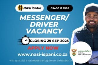 Driver Vacancy at the Department of Traditional Affairs