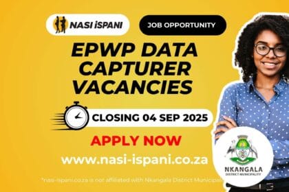 EPWP Data Capturer Vacancies at Nkangala District Municipality