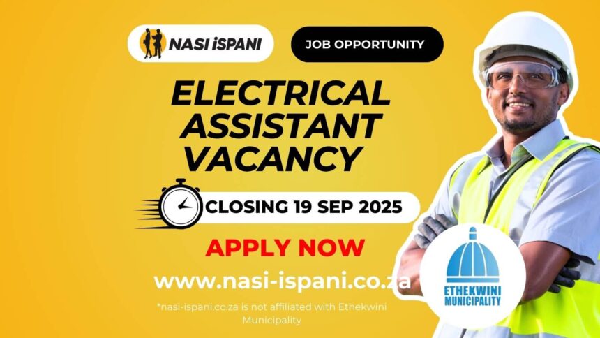 Electrical Assistant Vacancy at Ethekwini Municipality