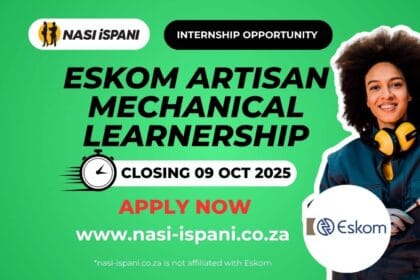 Eskom Artisan Mechanical Learnership 2025