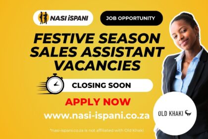 Festive Season Sales Assistant Vacancies